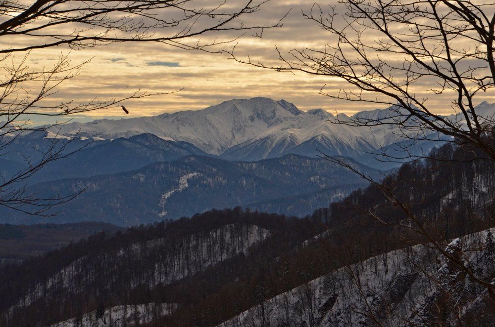 Зима в горах