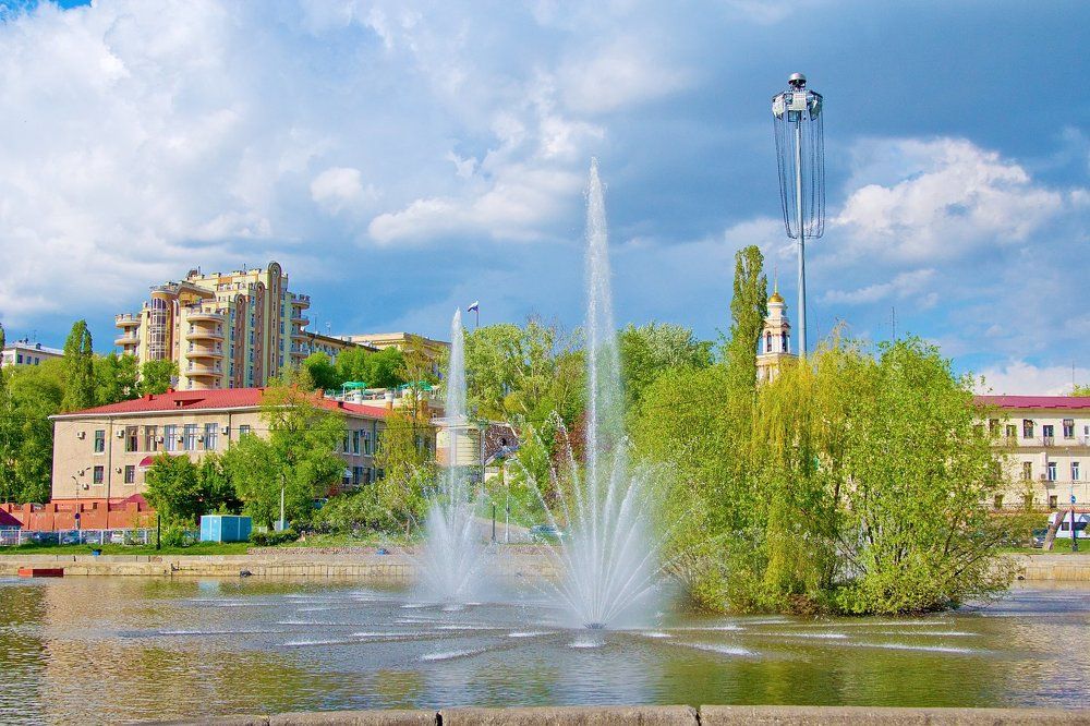 Комсомольский пруд в Липецке