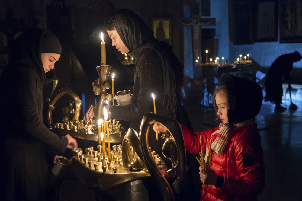 В монастыре