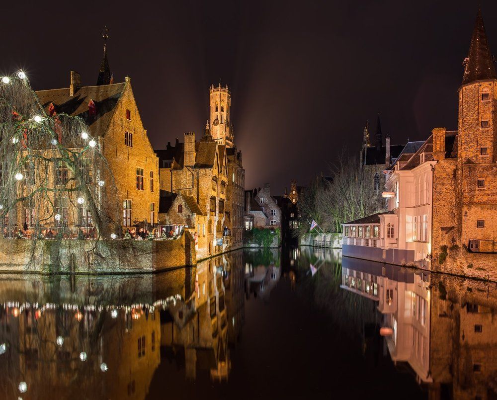 Ночной Брюгге