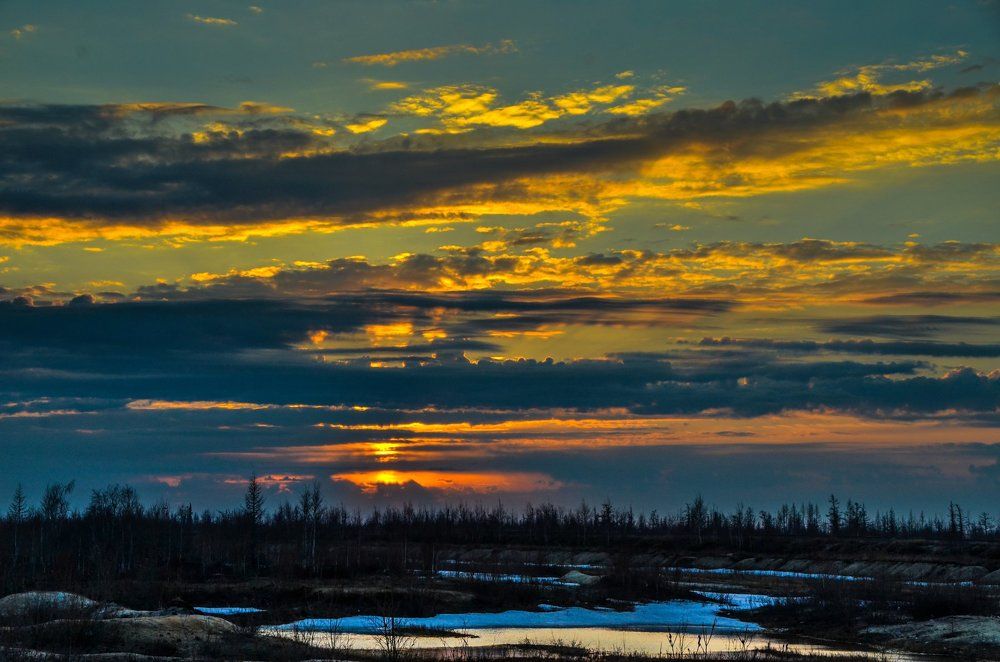 Северный закат