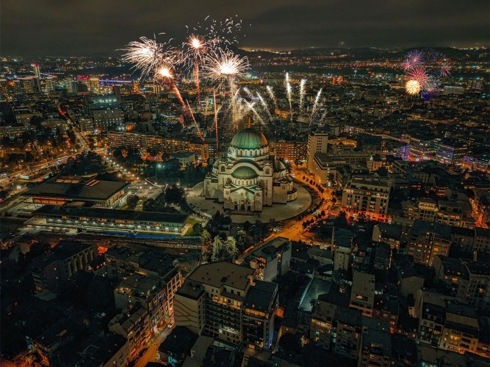Happy New Year In Belgrade