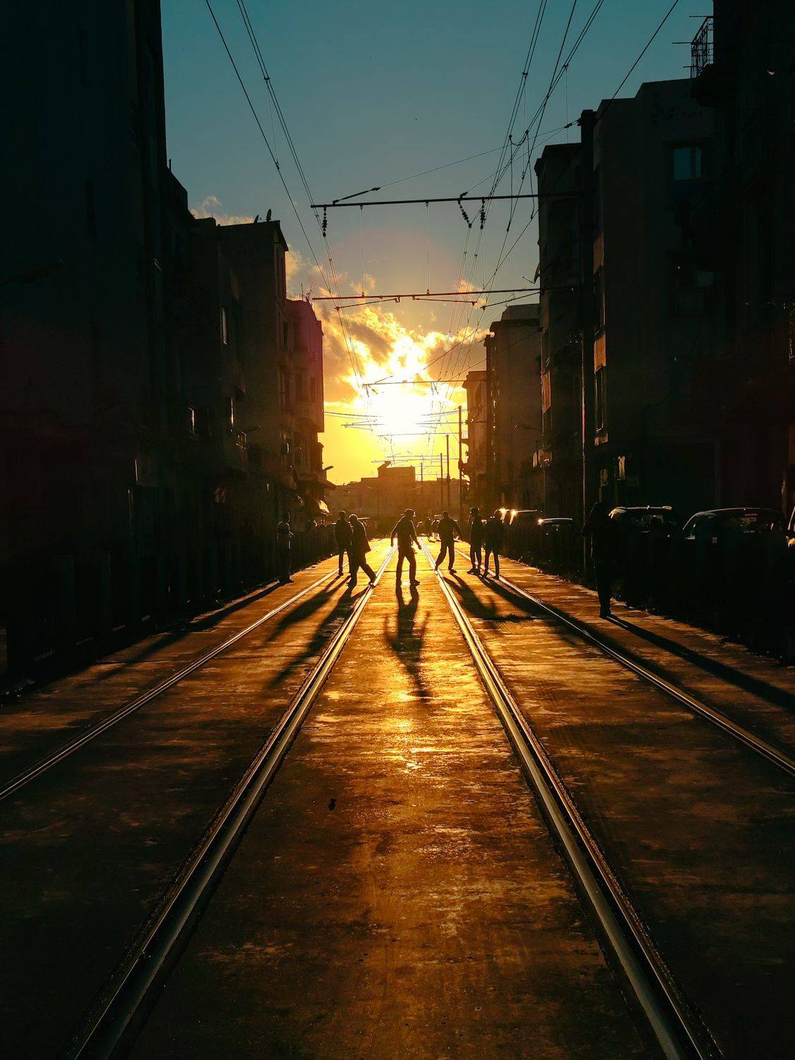 Sunset rails walk Sunset rails walk