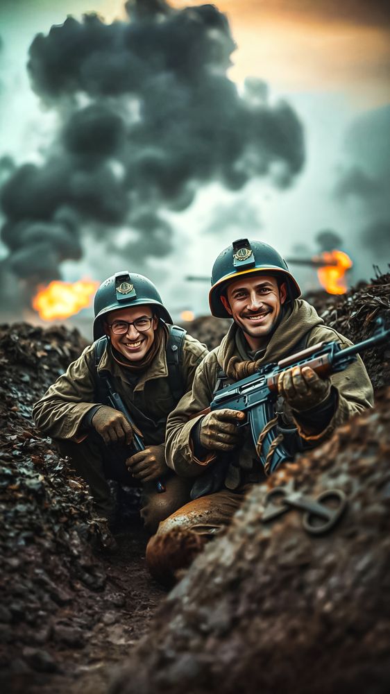 WHEN YOU SEE A SOLDIER SMILE, IT\'S A GOOD TIME!