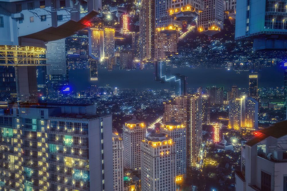 Stairs to the Upside Down City