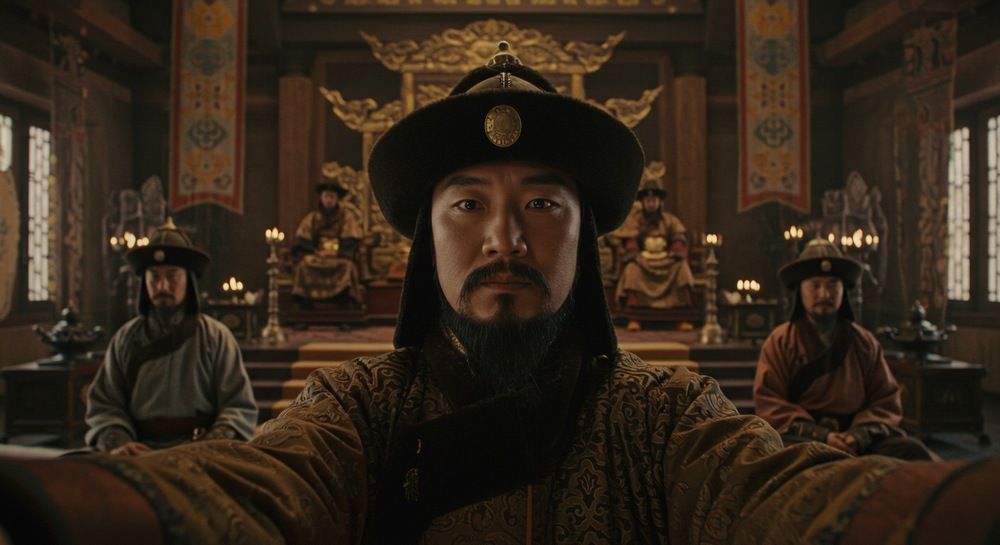 У монгольского хана Хубилая в городе Шанду