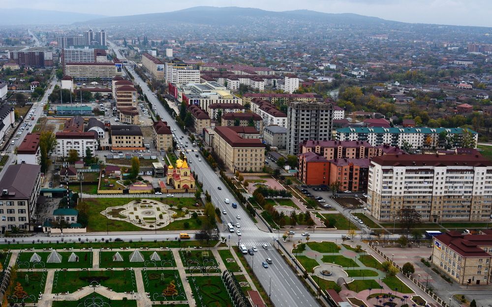 Проспект Путина В,В, г. Грозный.