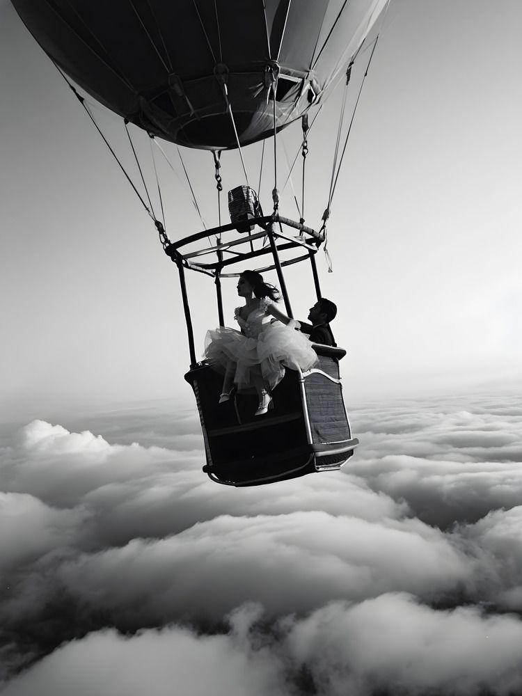 Свадебная воздушная прогулка
