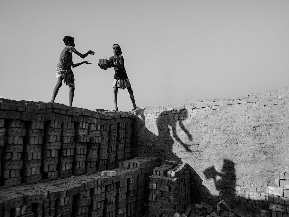 Brick-field worker
