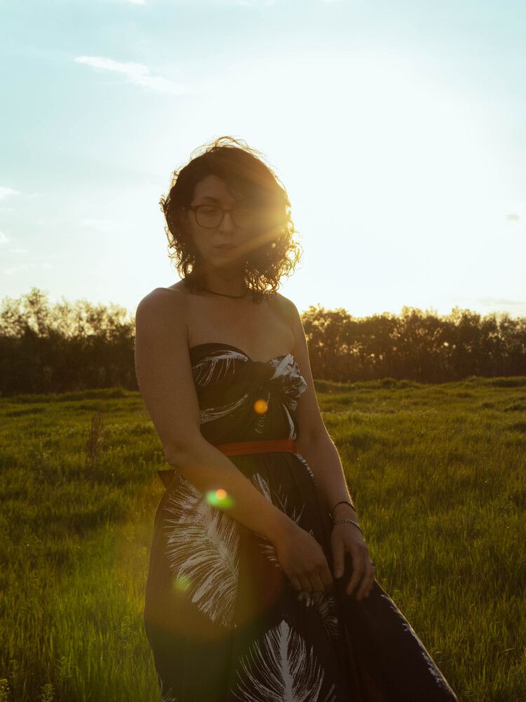 Woman in the field