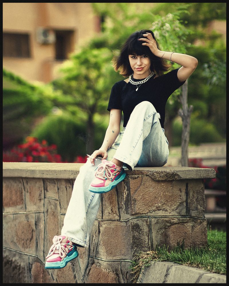 flirtatious girl