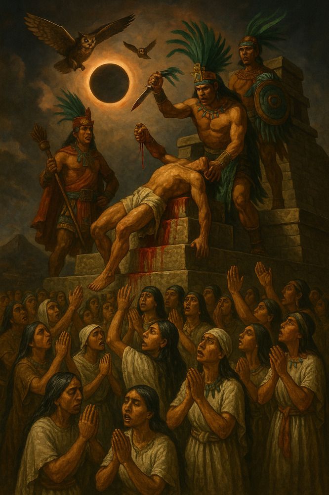 sacrifice d\'aztèque