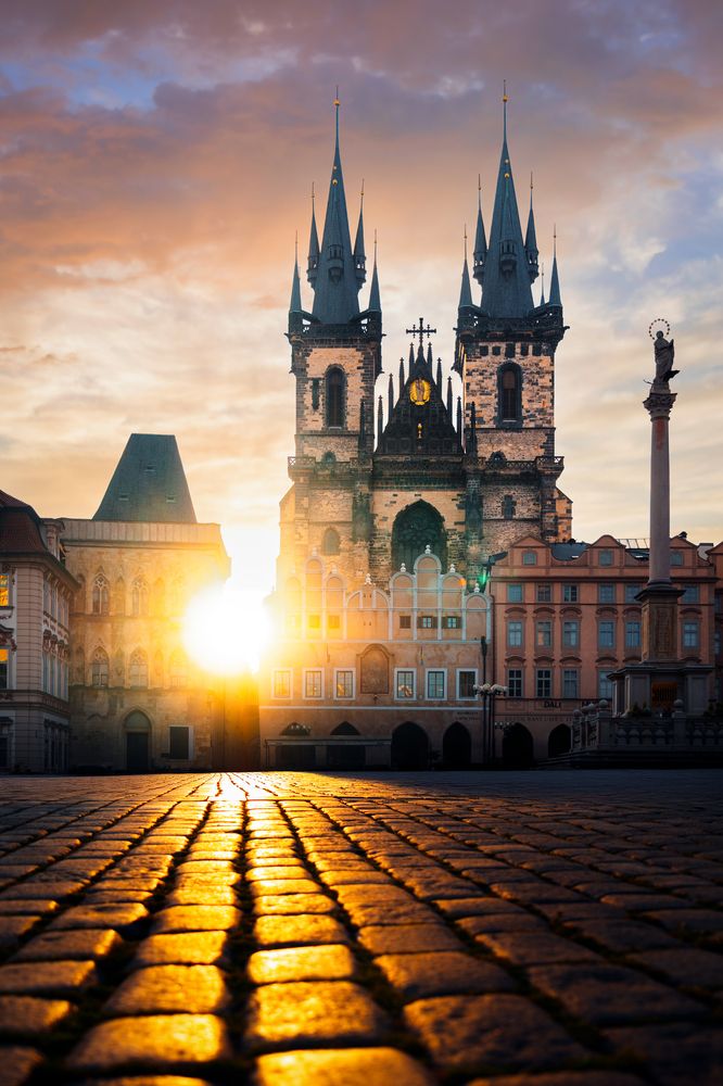 Týn at Sunrise