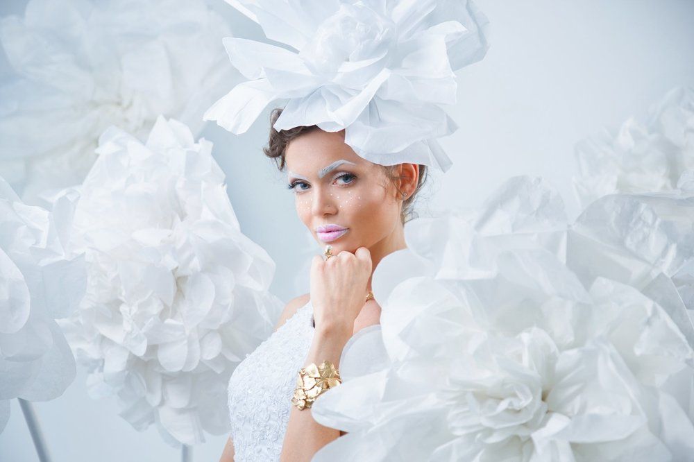 Девушка цветок.