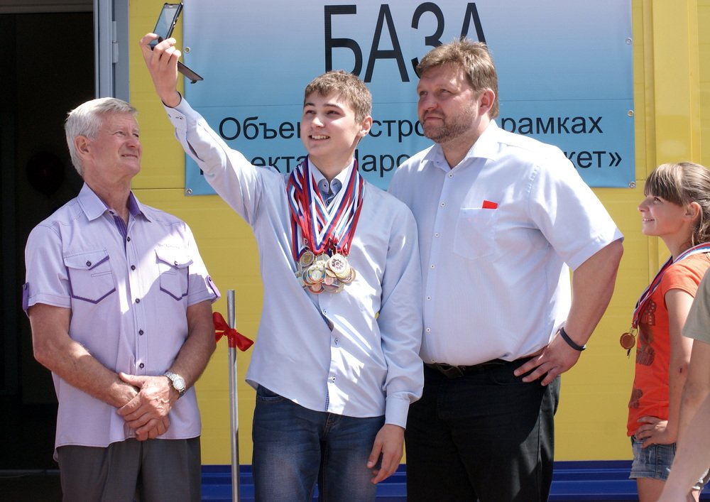 Селфи с губернатором.