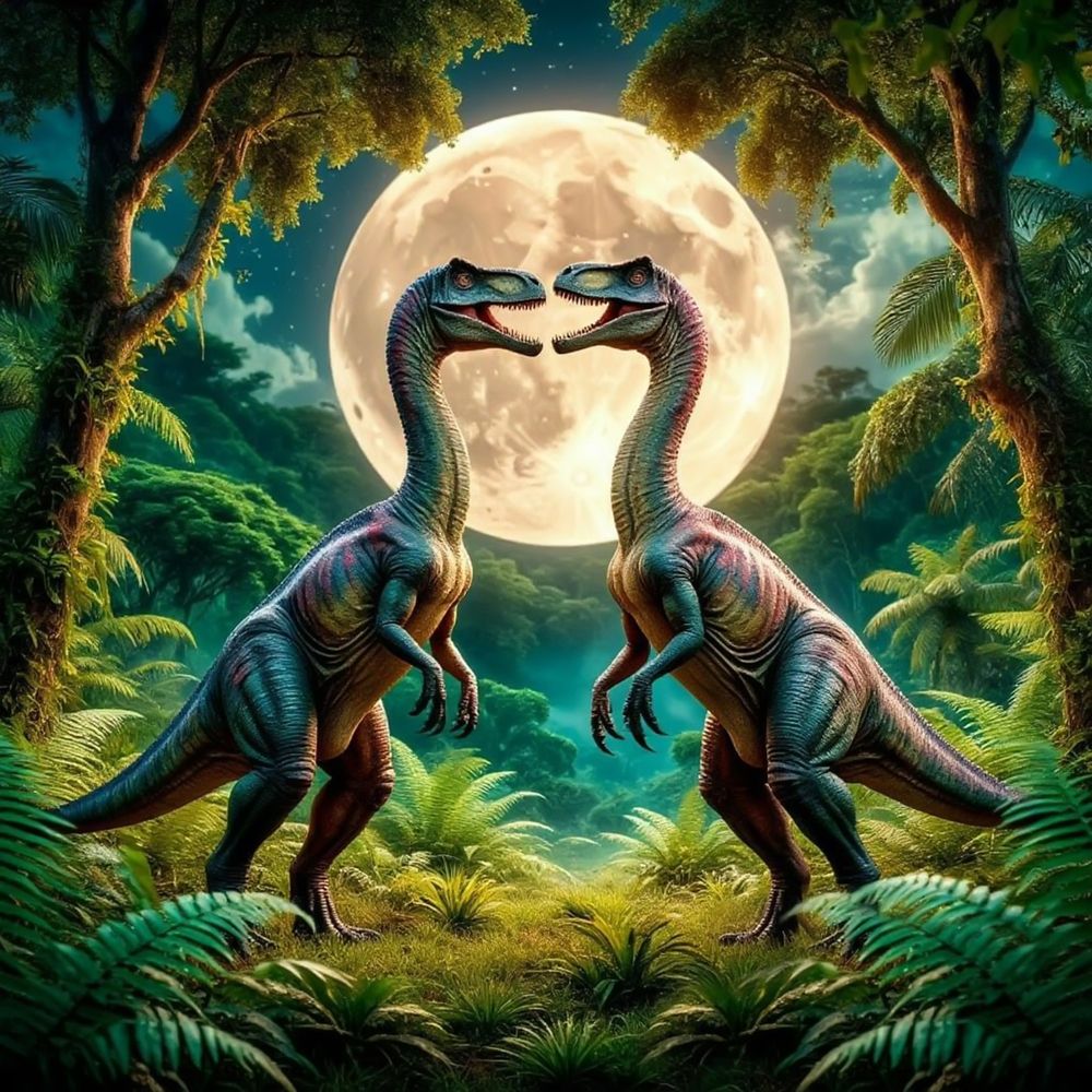 Брачные танцы динозавров