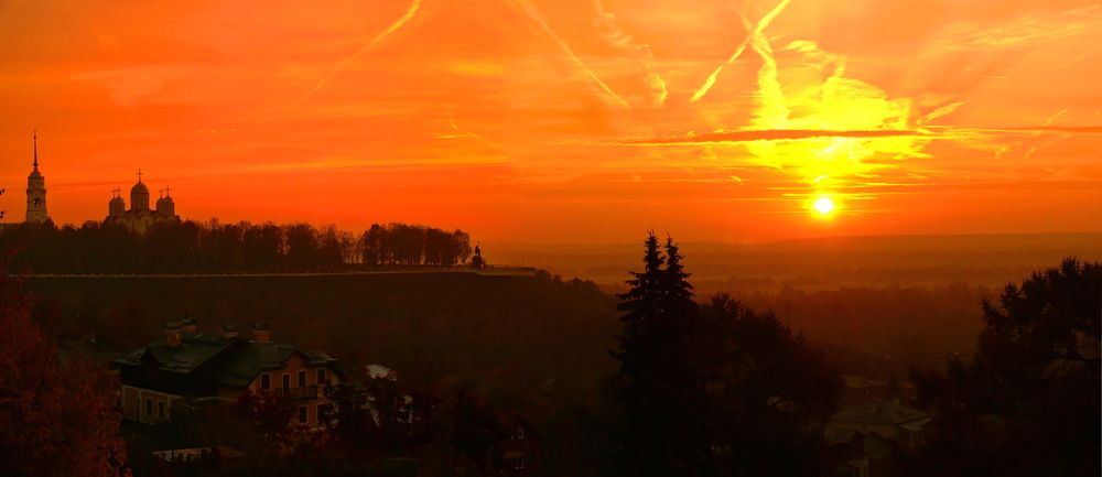 Восход солнца.