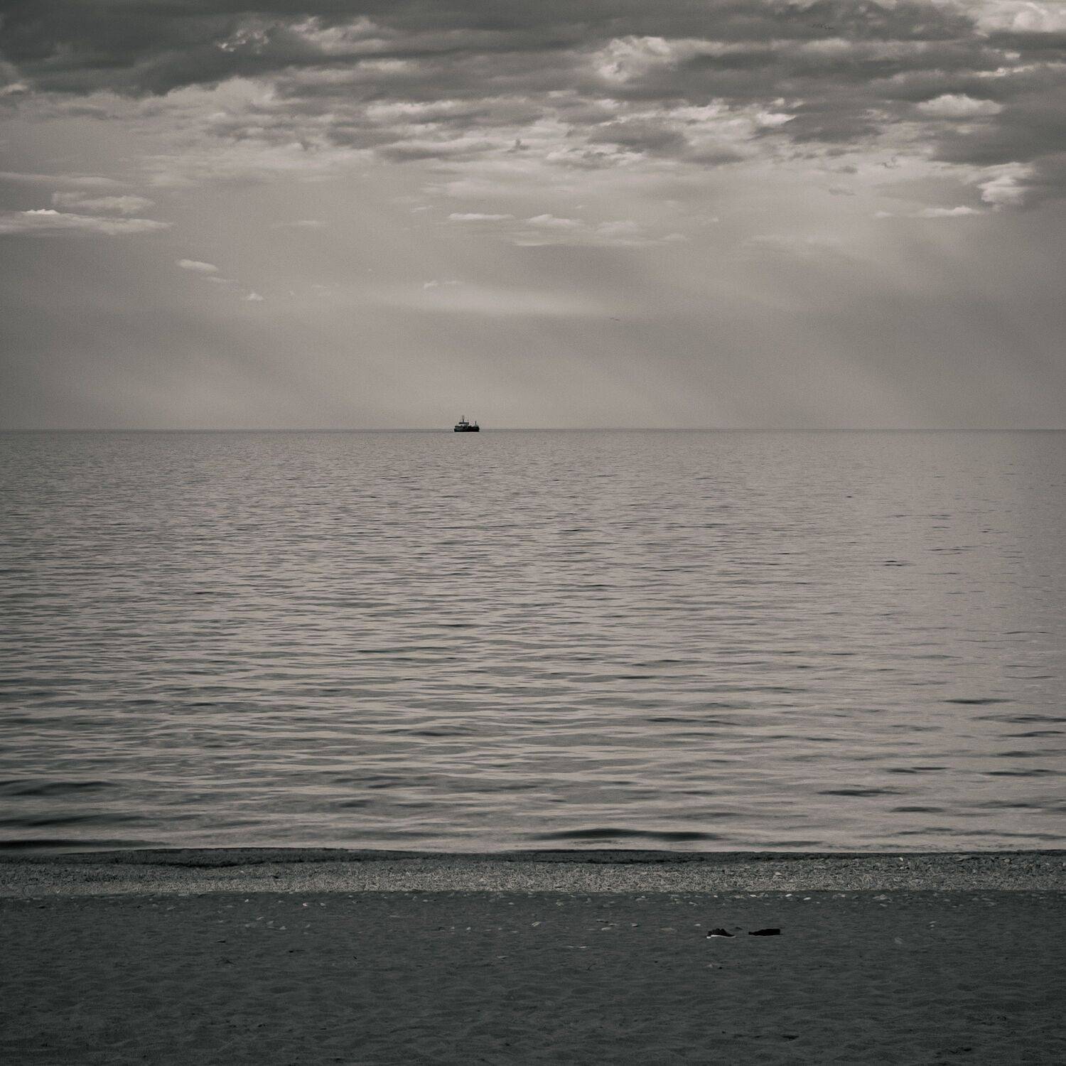 Caspian sea in Makhachkala