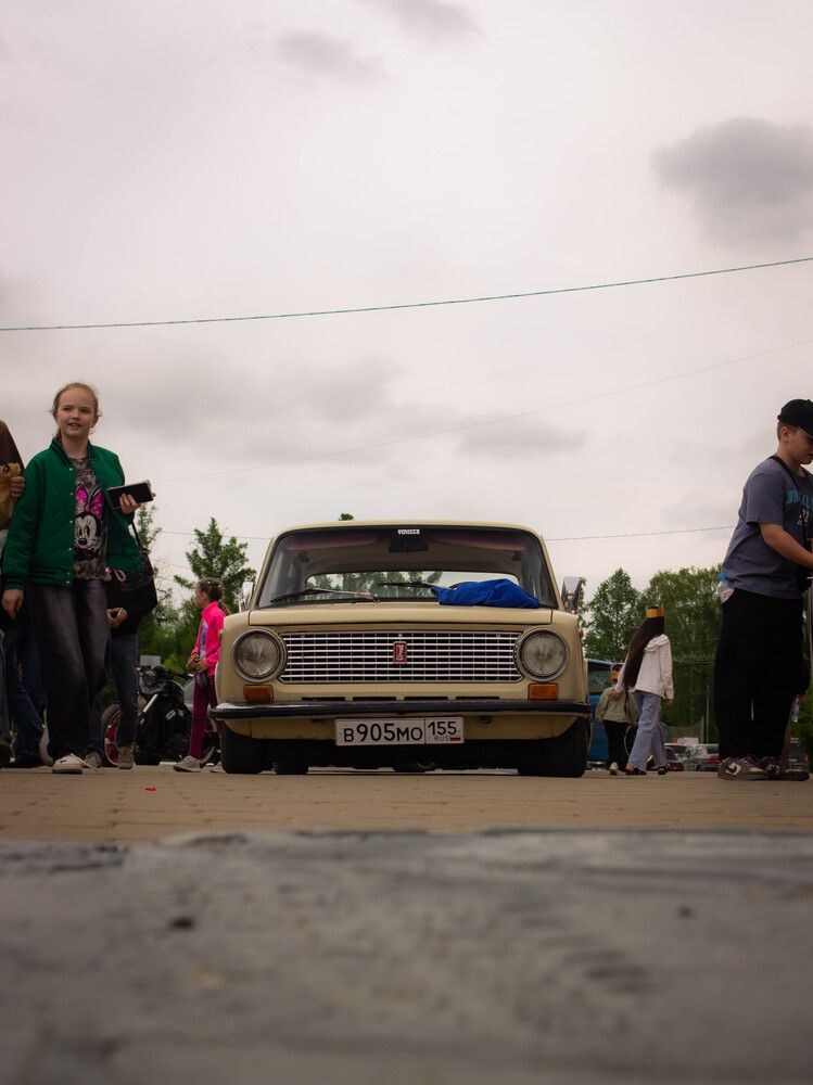 Lada 2101 at the automobile exhibition