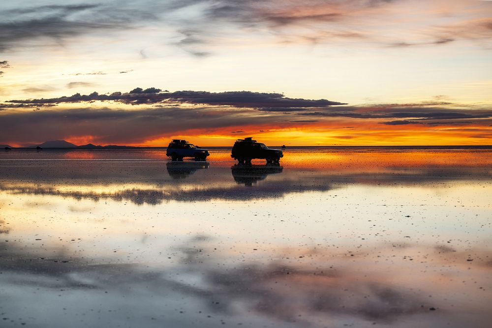 Sunset reflections