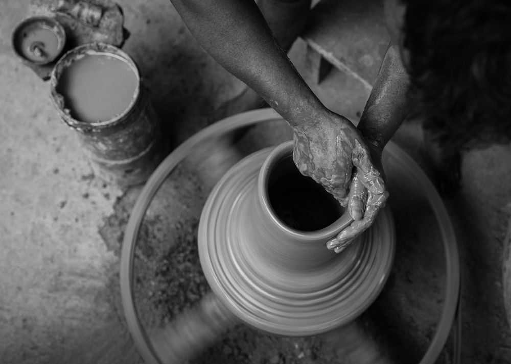 Between mud and clay