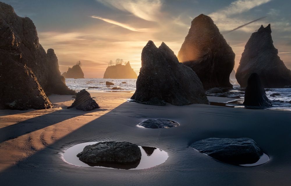 Sunlight at the ocean