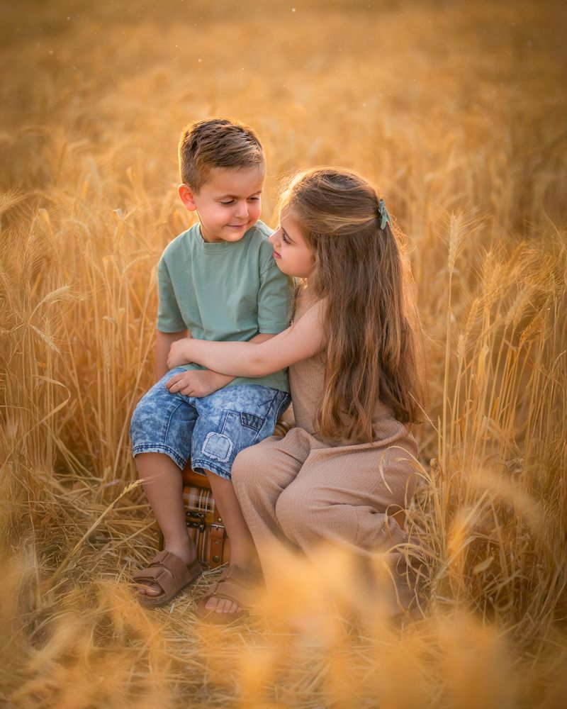 A touch of magic in the wheat field