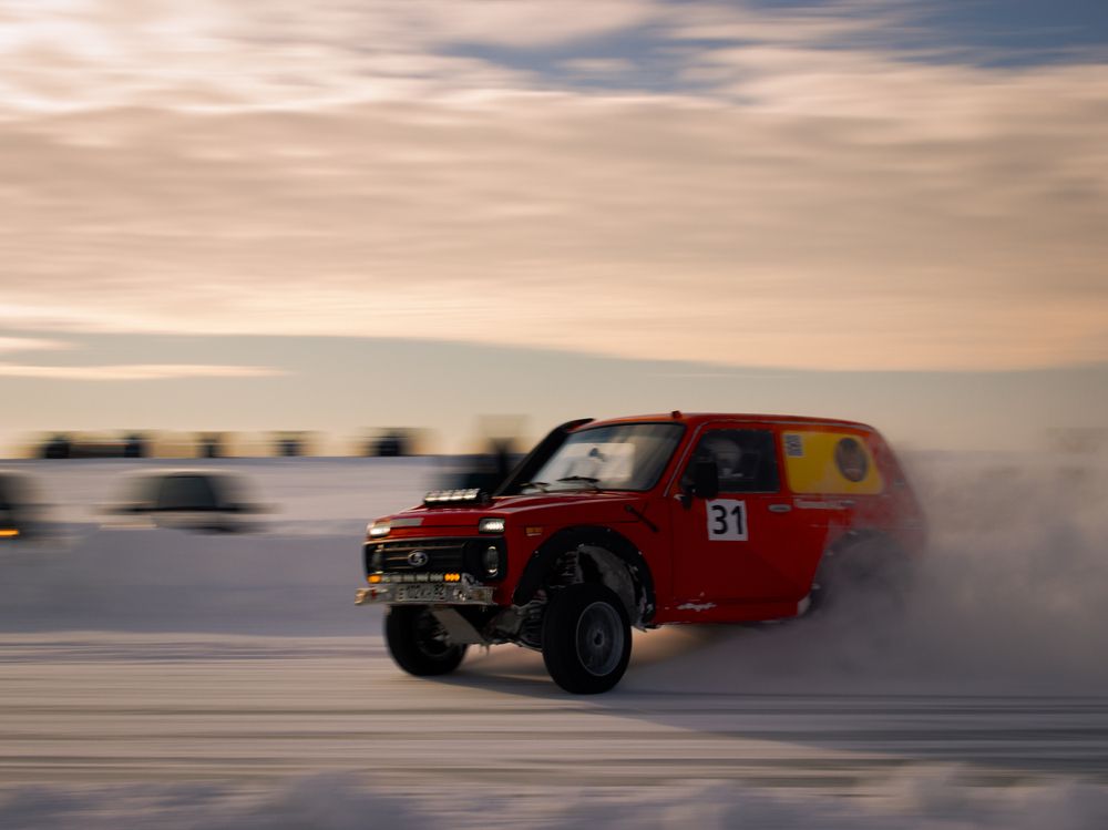 Lada Niva on time attack