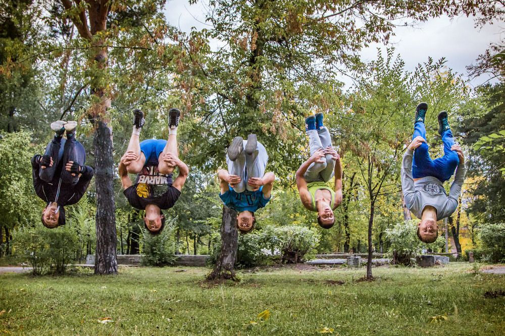 Синхрон в паркуре