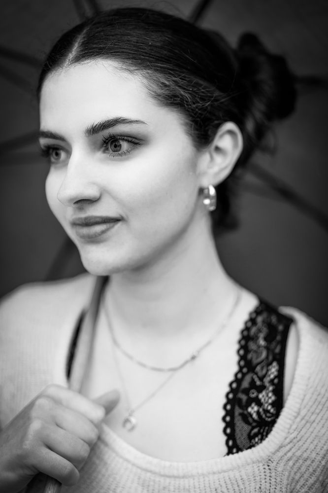 Woman with Umbrella I