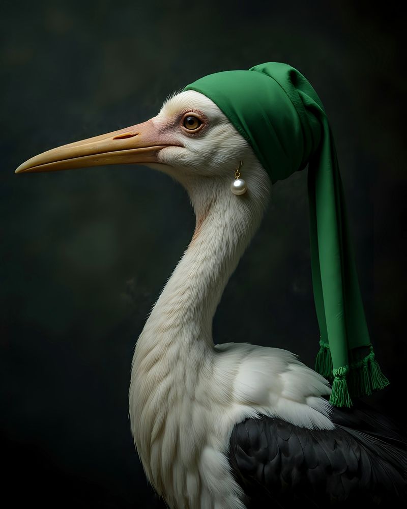 Seagull with pearl