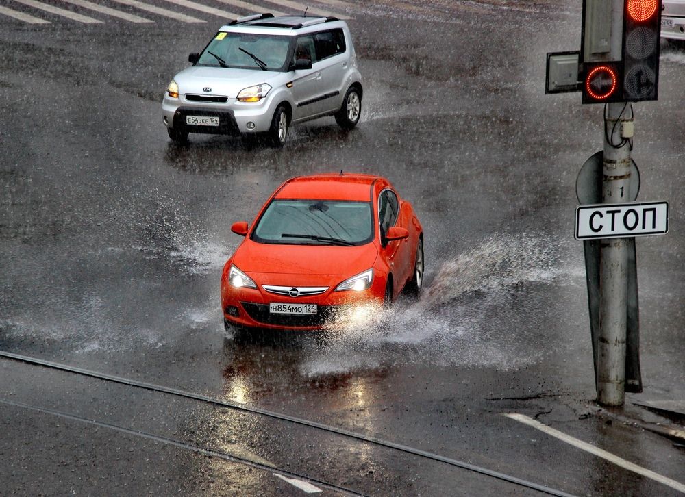 Брызги после ливня...