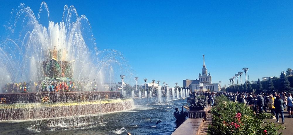 Moscow city fountain