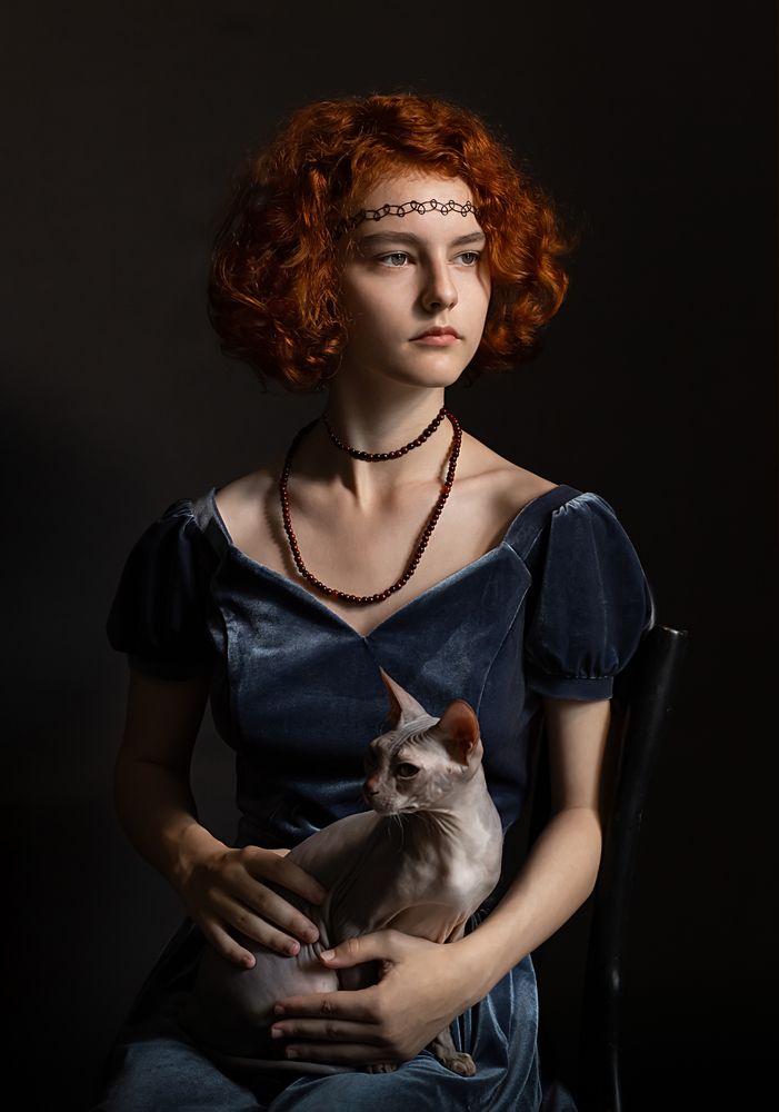 Девочка со сфинксом