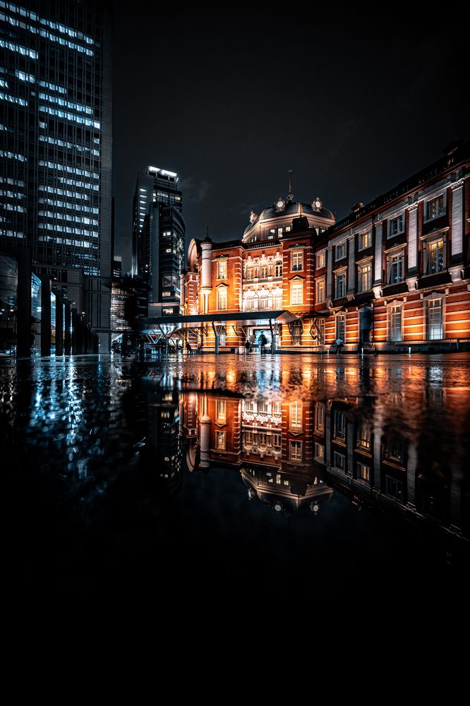Tokyo in Liquid Glass