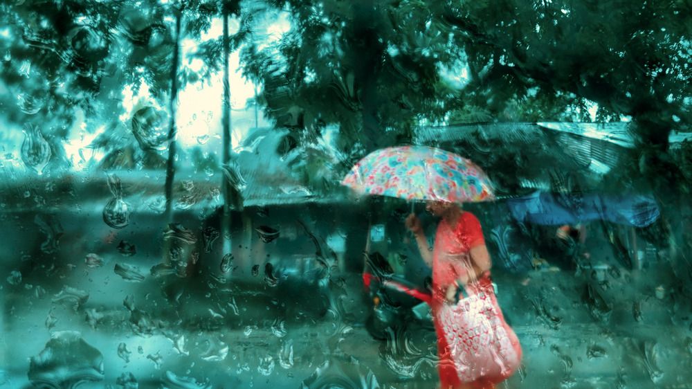 A rainy day