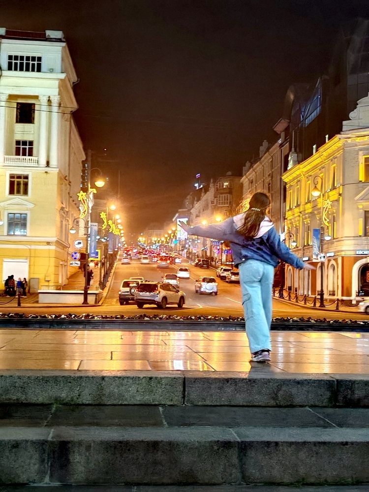 В огнях большого города