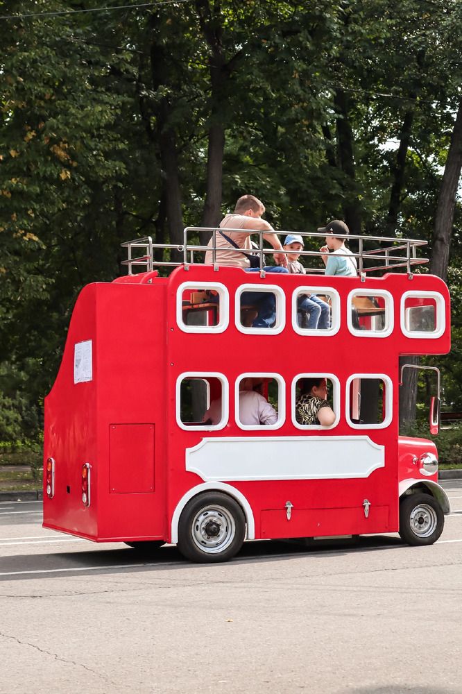 Автобус Лондон Бас атракционный