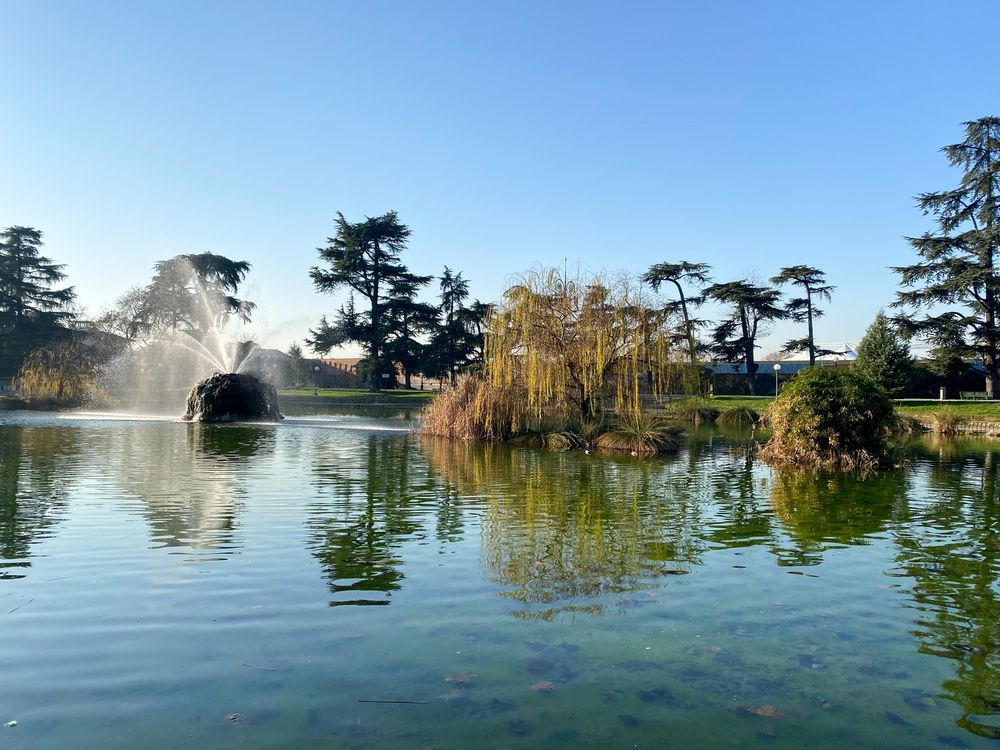 Fountain in the city park