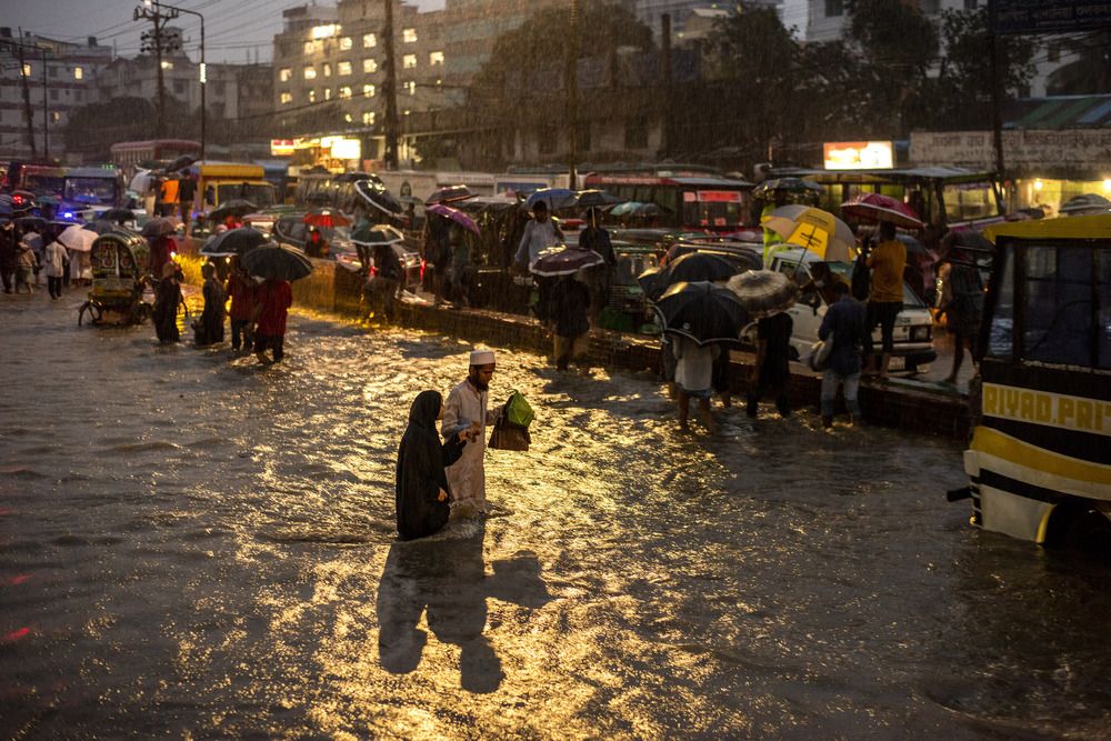 Water logging in Chittagong