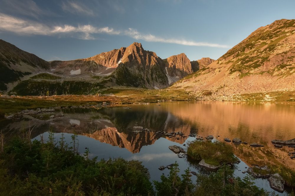 На горных озерах в Кузнецком Алатау