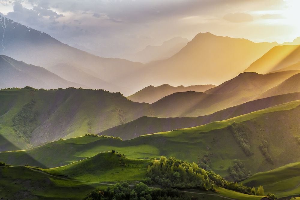 Вечер в горах