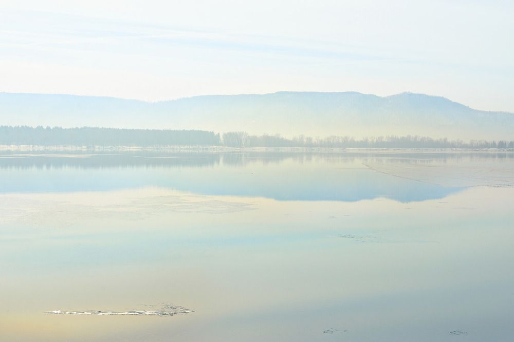 Тающий лёд. Утро.