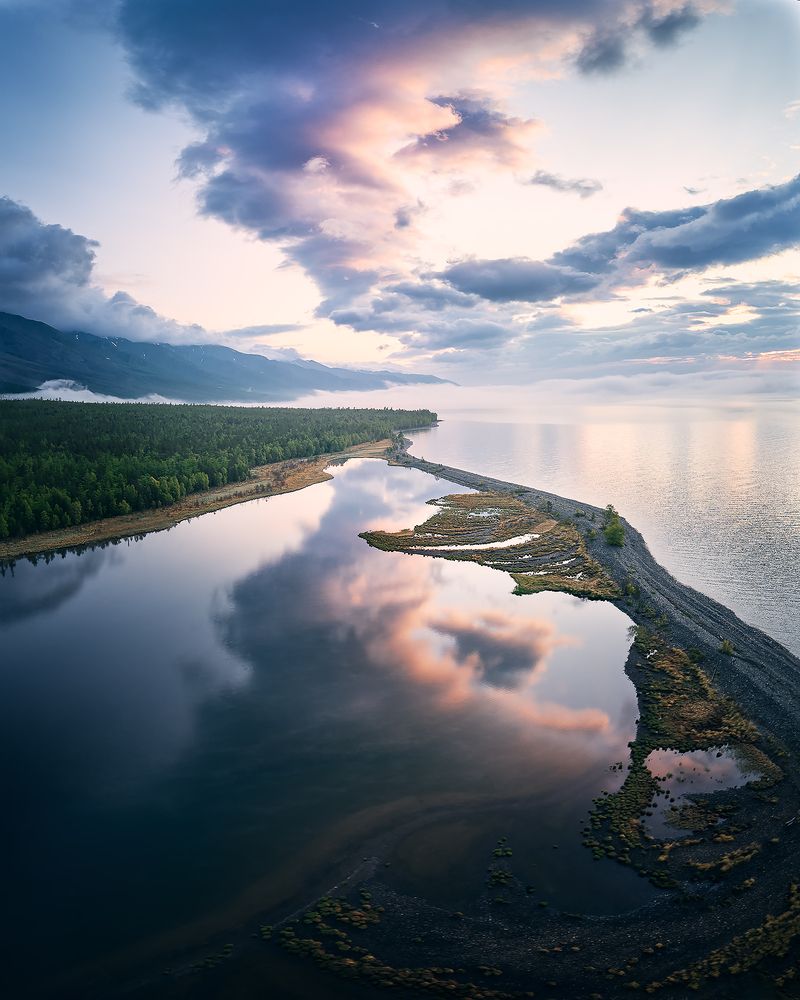 Лето…, облака…, Байкал…