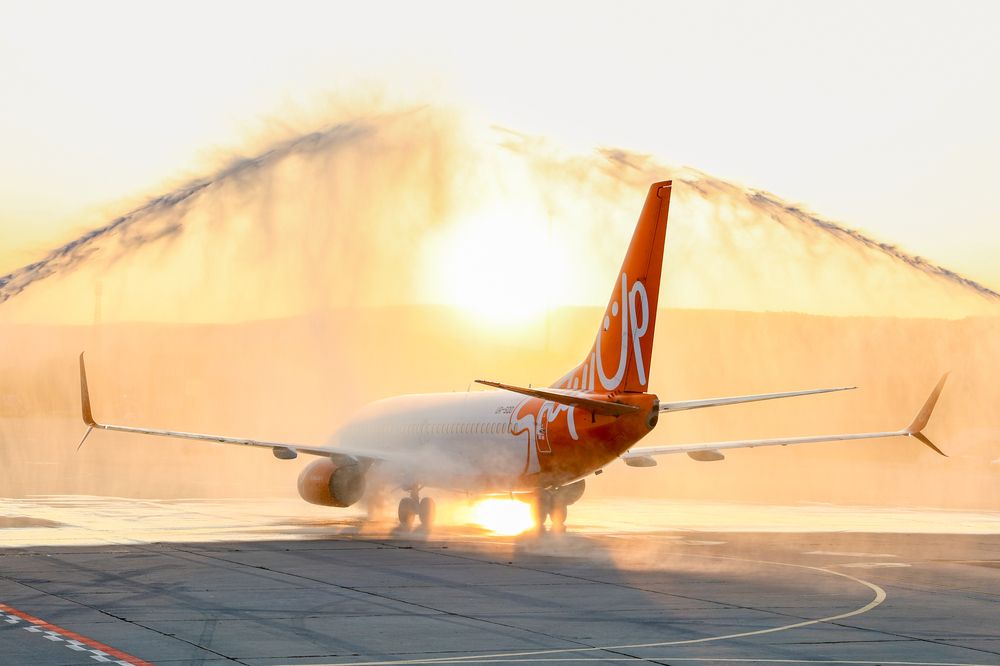 Welcoming first flight