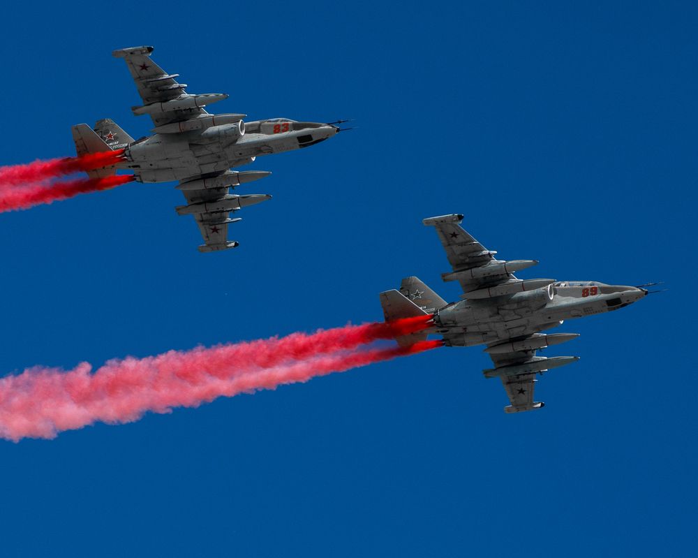 В небе над Москвой