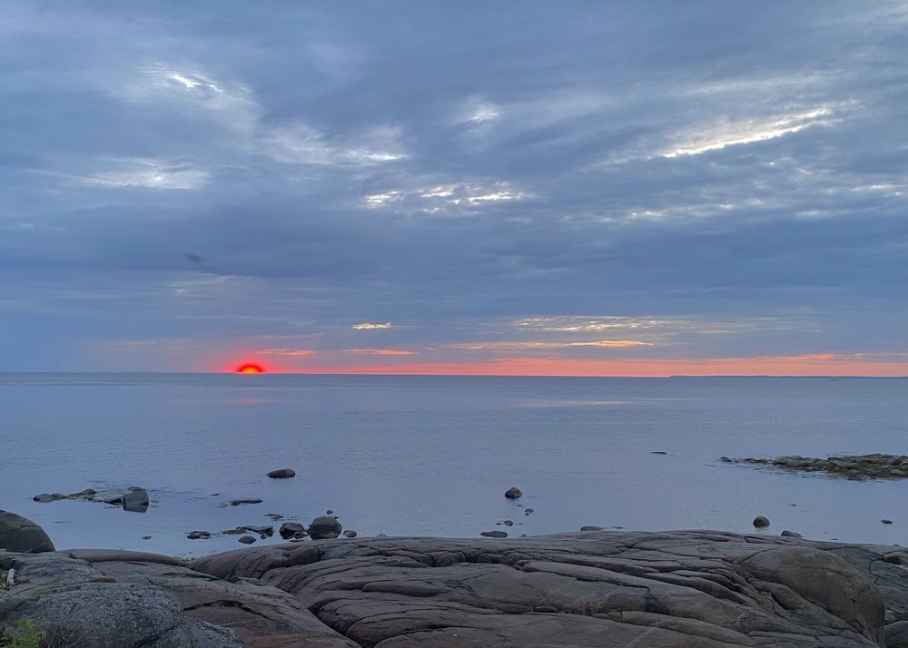 Закат на Кий-острове