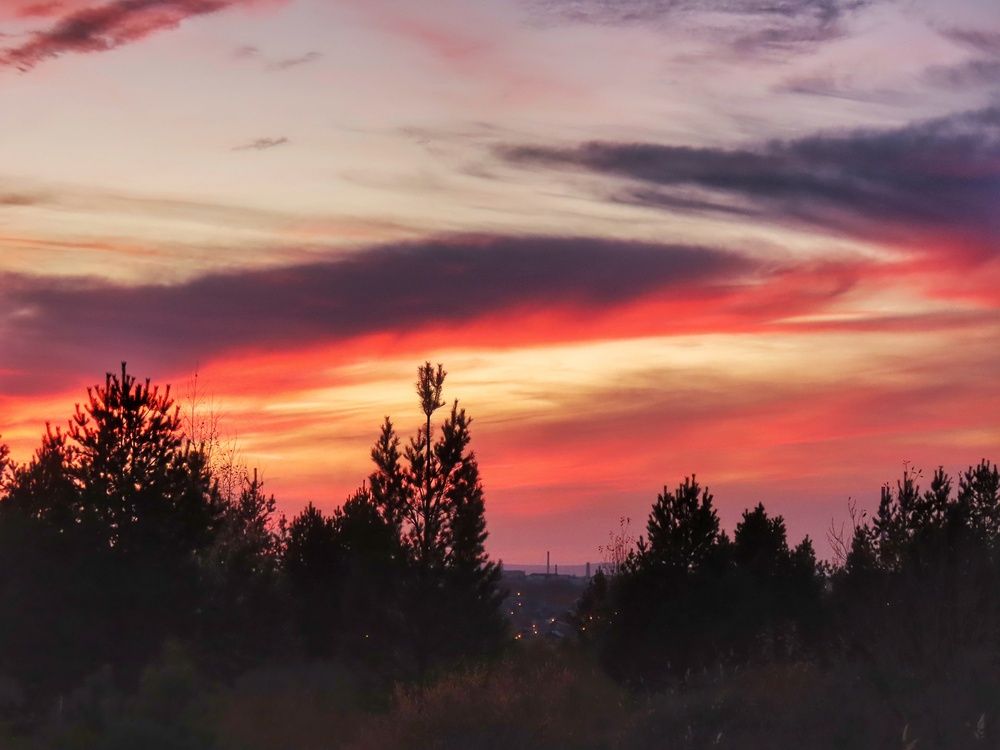 Пурпурный закат