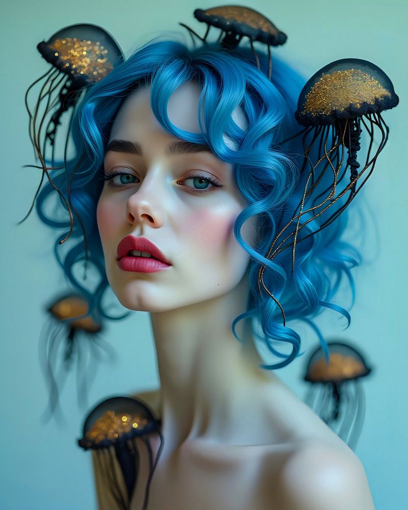 Jellyfish woman