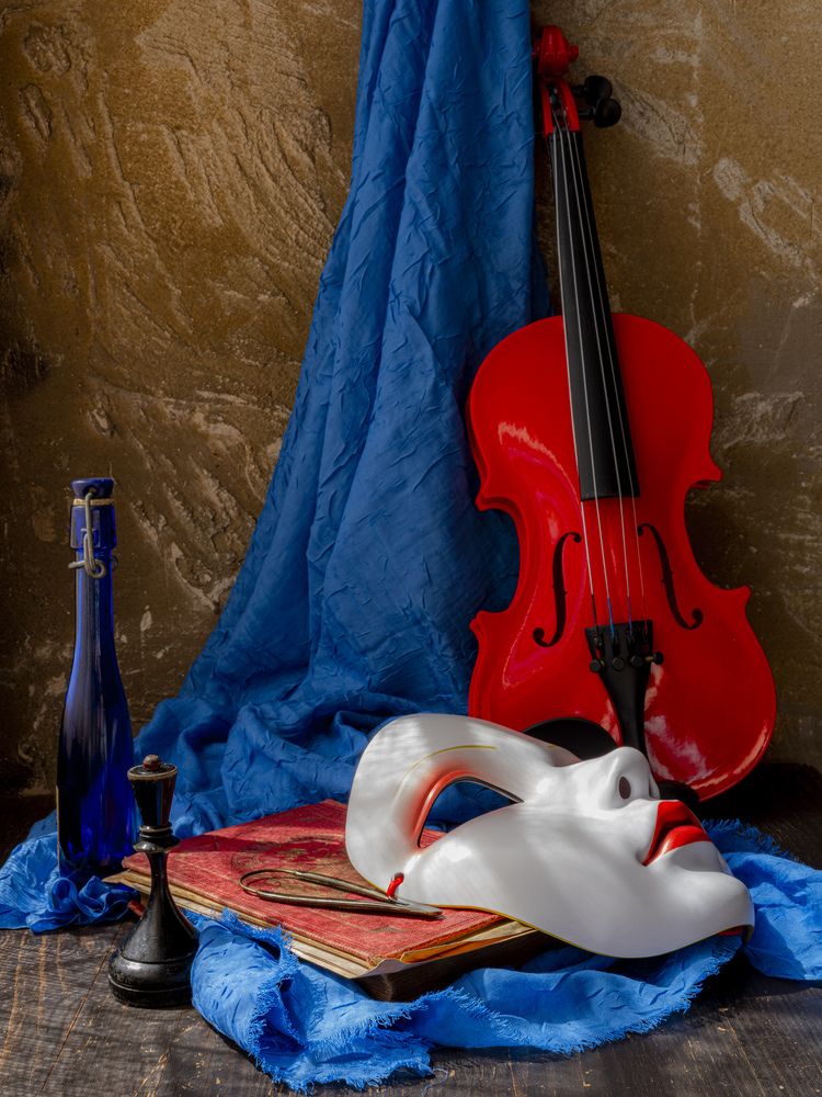 Máscara para violinista